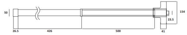 single door exit device