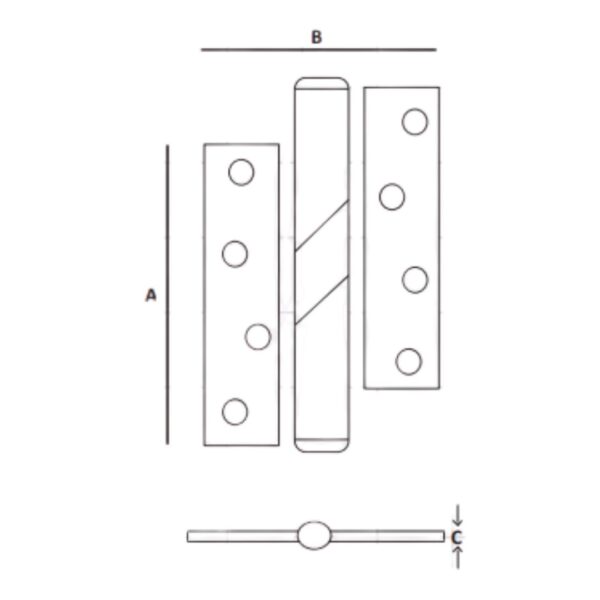 rising and falling hinge