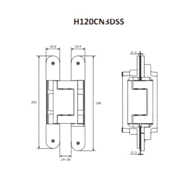 concealed hinge