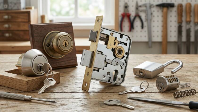 Door lock fit tips